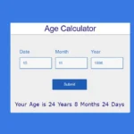 Exploring the Features of an Effective Date of Birth Calculator