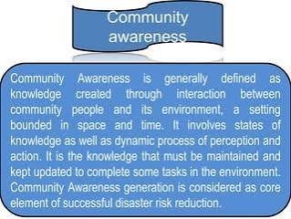 The Essential Elements of an Effective Community Awareness Campaign